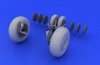 Eduard 648037 MiG-29 wheels 1/48 (Eduard, Academy)